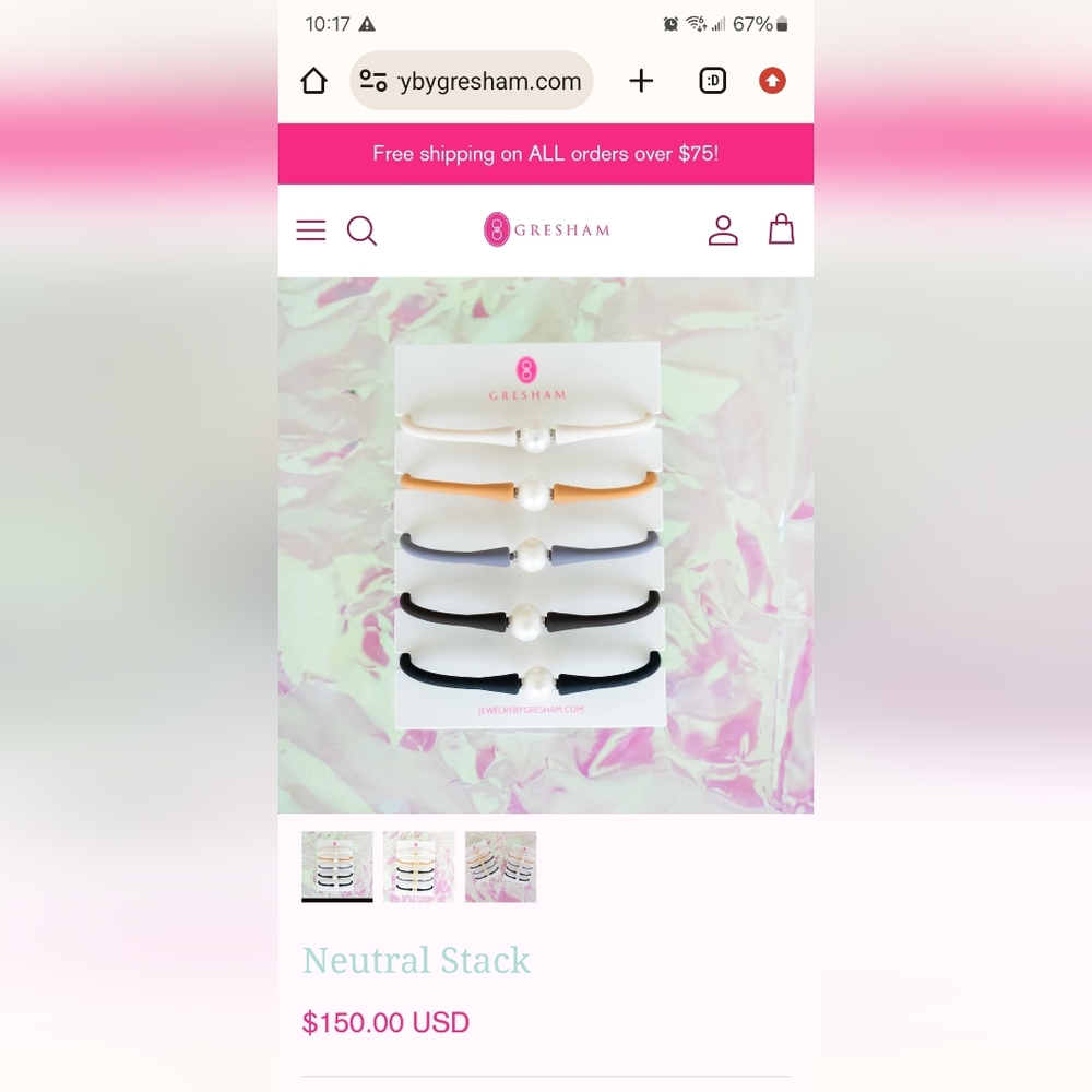 Gresham Neutral Bracelet Stack